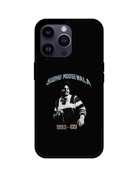 Sidhu Moosewala Premium Glass Phone Case - Apple iPhone 14 Pro Max